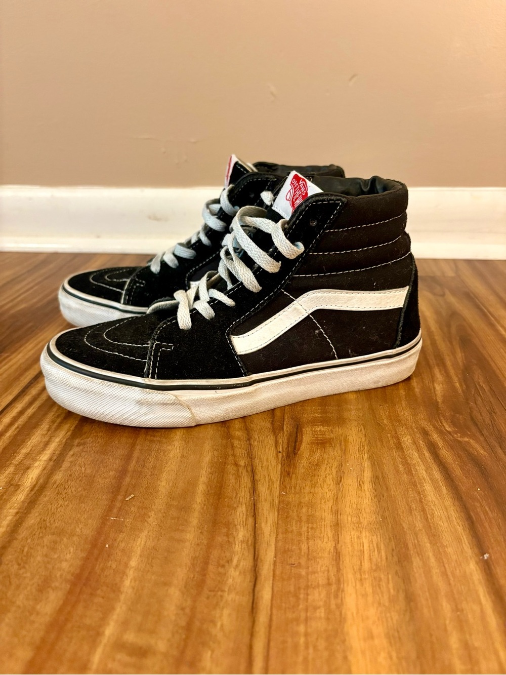 Vans Black and White High-Top Sneakers - Picture 2 of 5